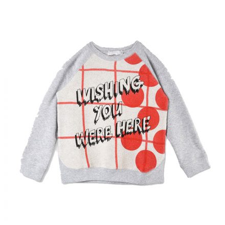 Stella Mccartney Oyster Plaid Print Sweater