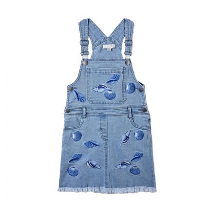 Stella Mccartney Sunflower Shells Embroidery Dress