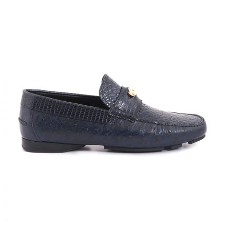 Versace Imola Leather Moccasin